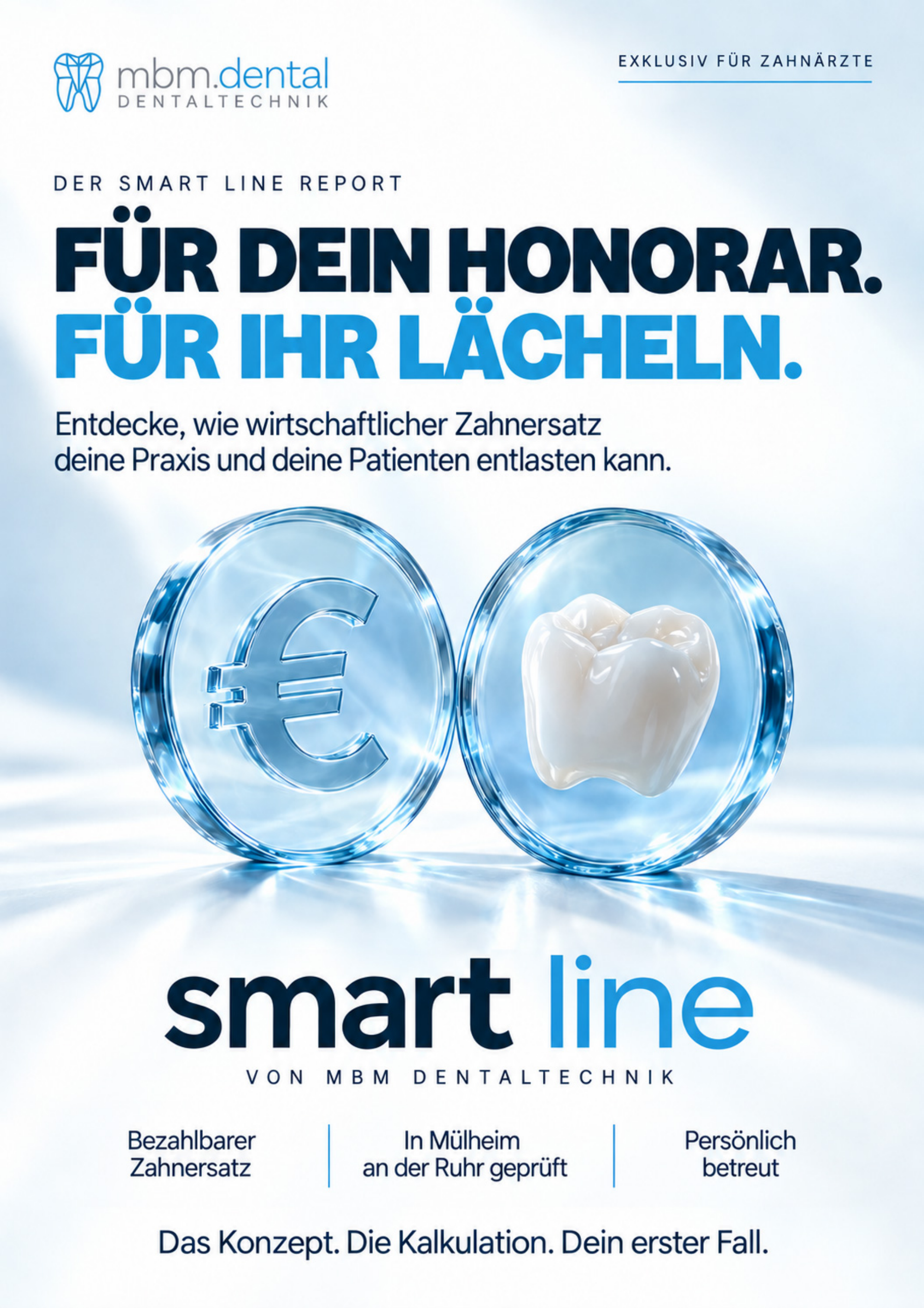 Cover des smart line Reports: Für dein Honorar. Für ihr Lächeln.
